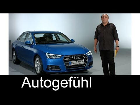 Exclusive all-new Audi A4 Preview sedan & Avant 2016 changes, Exterior Interior Driving shots