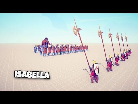 ISABELLAS VS EVERY FACTION - Totally Accurate Battle Simulator TABS