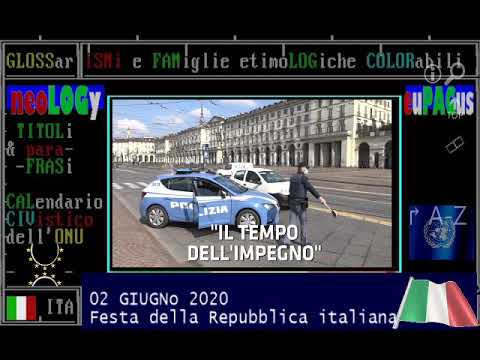 📺📟🌟 TITOLo copertina TG1 giorno 02 giugno 2020 - oggi Festa della Repubblica