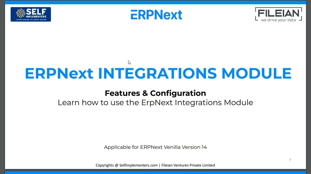 23. How to Do Third Party Integrations with ERPNext | Implement at a Low Cost Only