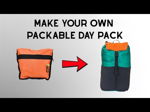 Make Your Own Ultralight Packable Day Pack
