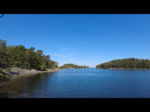 🇸🇪 Sweden Summer 4K | Stockholm Archipelago - Walking in Grinda (#614 )