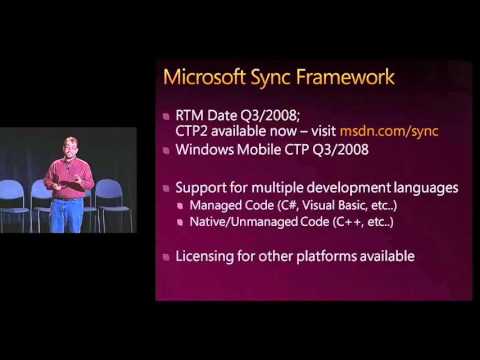 MIX08 Using the Microsoft Sync Framework and FeedSync