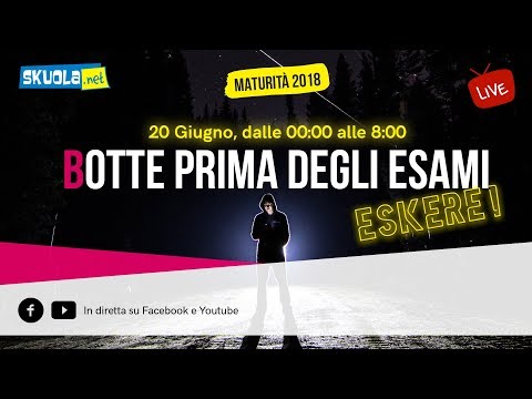Maturità: Bottte prima degli esami 2018
