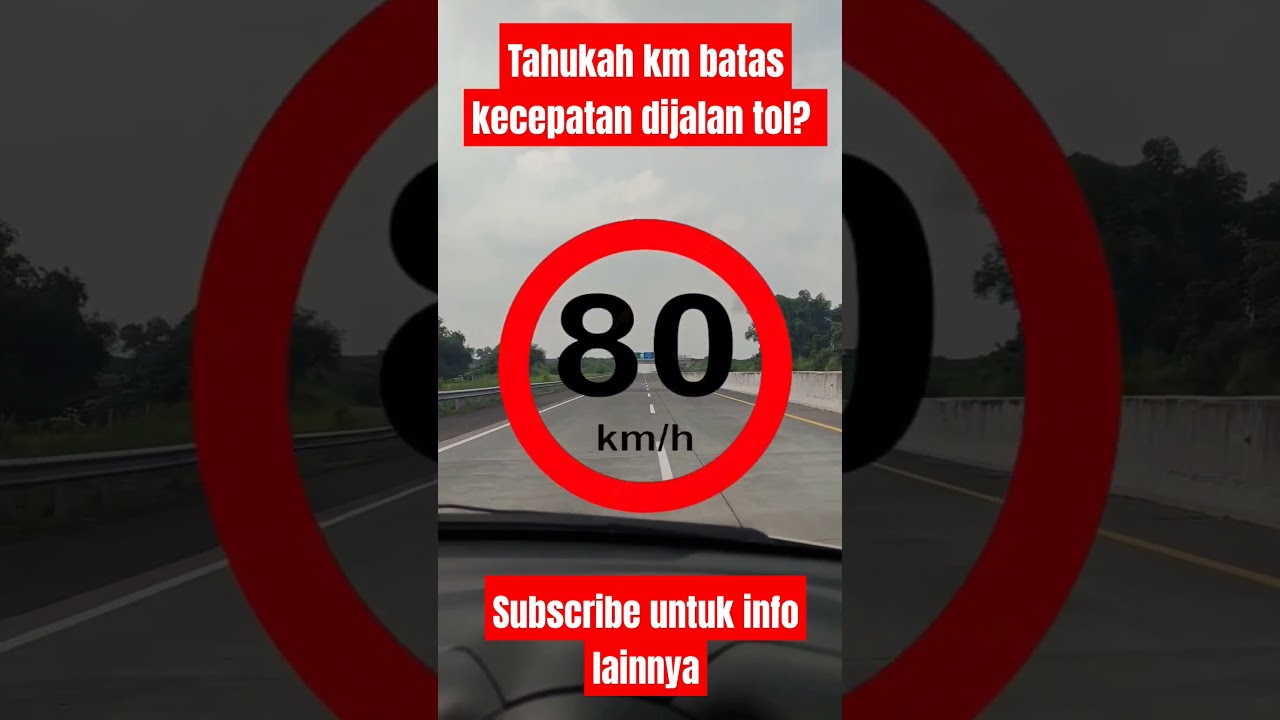 Batas kecepatan kendaraan dijalan Tol. #shorts #info #otomotif #mudik