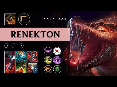 Renekton Top vs Fiora - KR Master Patch 25.23