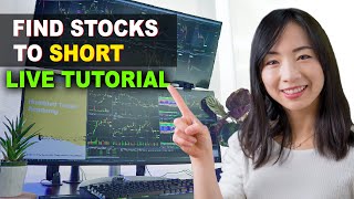 How to Find Stocks to Trade - Live Tutorial Shorting Stocks