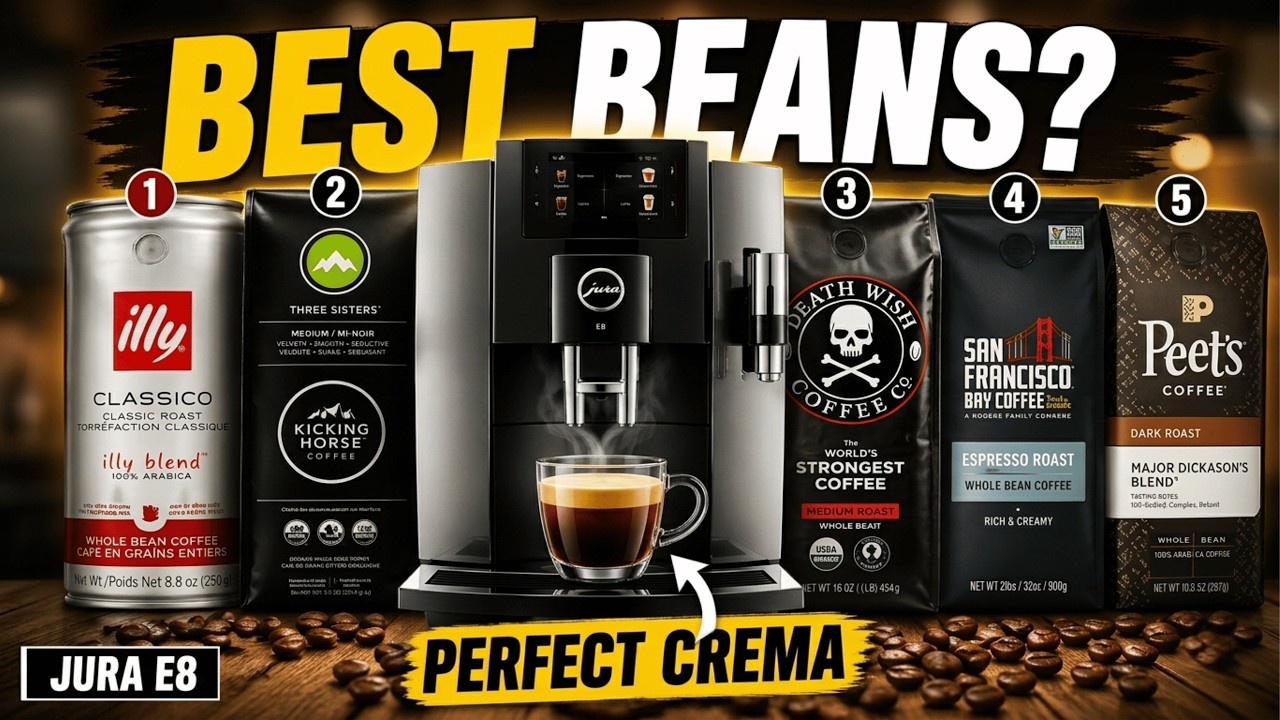 Top 5 Best Coffee Beans for Jura E8 ☕ Tested & Ranked (2026)
