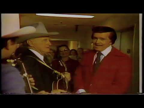 LOCHWOOD/ SALLY GOODIN - Bill Monroe & The Blue Grass Boys - LIVE - Backstage at The Opry 1980