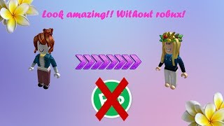 How To Get Free Clothes On Roblox Without Bc 2016 - how to look pretty on roblox without robux girls version youtube