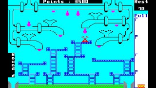 Sharp MZ-800 Game: The Drop (1984 BBG Software) MZ-700 mode