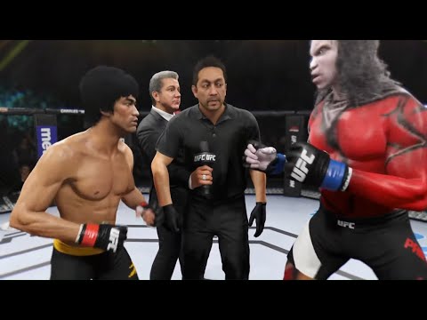 Bruce Lee vs. Bless Panthera - EA Sports UFC 2 - Epic Fight 👊🐉