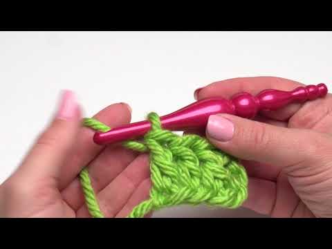 How to Crochet: Double Crochet (Right Handed)