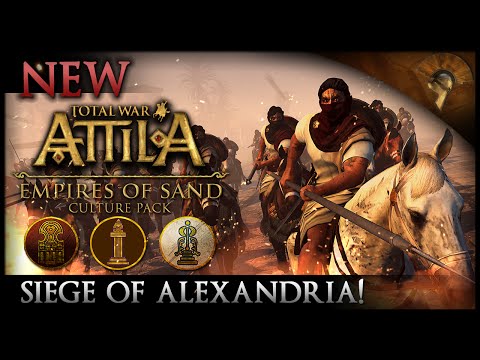 Total War: Attila - The Lakhmids ~ Siege of Alexandria (Massive Battles)