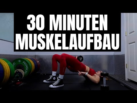 30-minute dumbbell workout at home, full body for women