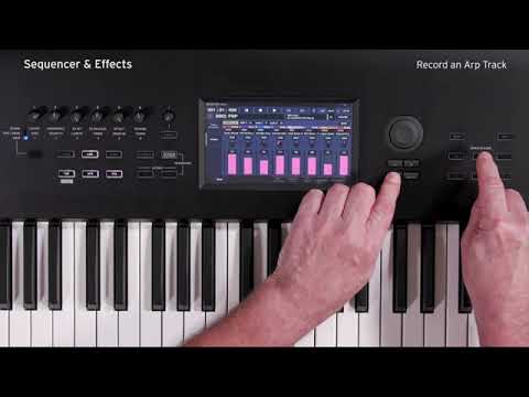 KORG NAUTILUS Video Manual Part 5   Sequencer  Effects