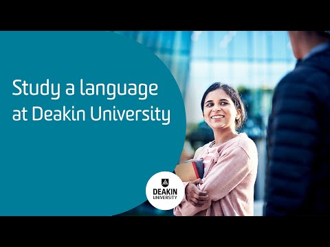 Study a language at Deakin University