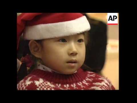 China - Santa arrives in China