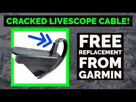 Garmin Livescope Cable Cracking? How to get a FREE Replacement with the NEW Design