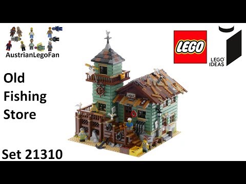 Vidéo LEGO Ideas 21310 : Le vieux magasin de pêche