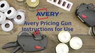 Avery Pricing Gun Instructions