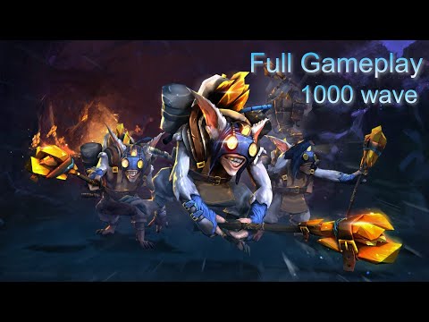 Dota 2 Random Farm TD mutation. FULL GAMEPLAY 1000 wave
