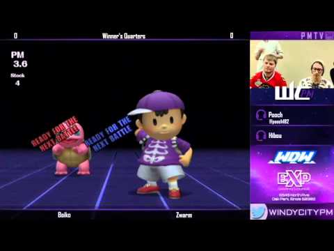 WDW 10/07/15 - Zwarm (Squirtle) vs Boiko (Ness) - Winner's Quarters