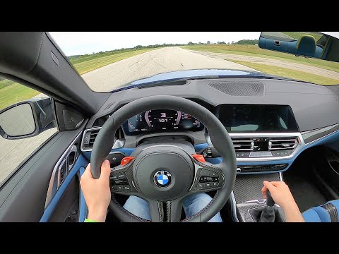 2021 BMW M4 6MT - POV Track Drive (Gingerman Raceway)