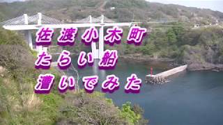 【佐渡ヶ島といえば】たらい船漕いでみた   
