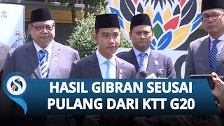 Oleh-oleh Penting dari KTT G20! Hasil Bilateral Gibran di Pertemuan Langsung Dilaporkan Prabowo