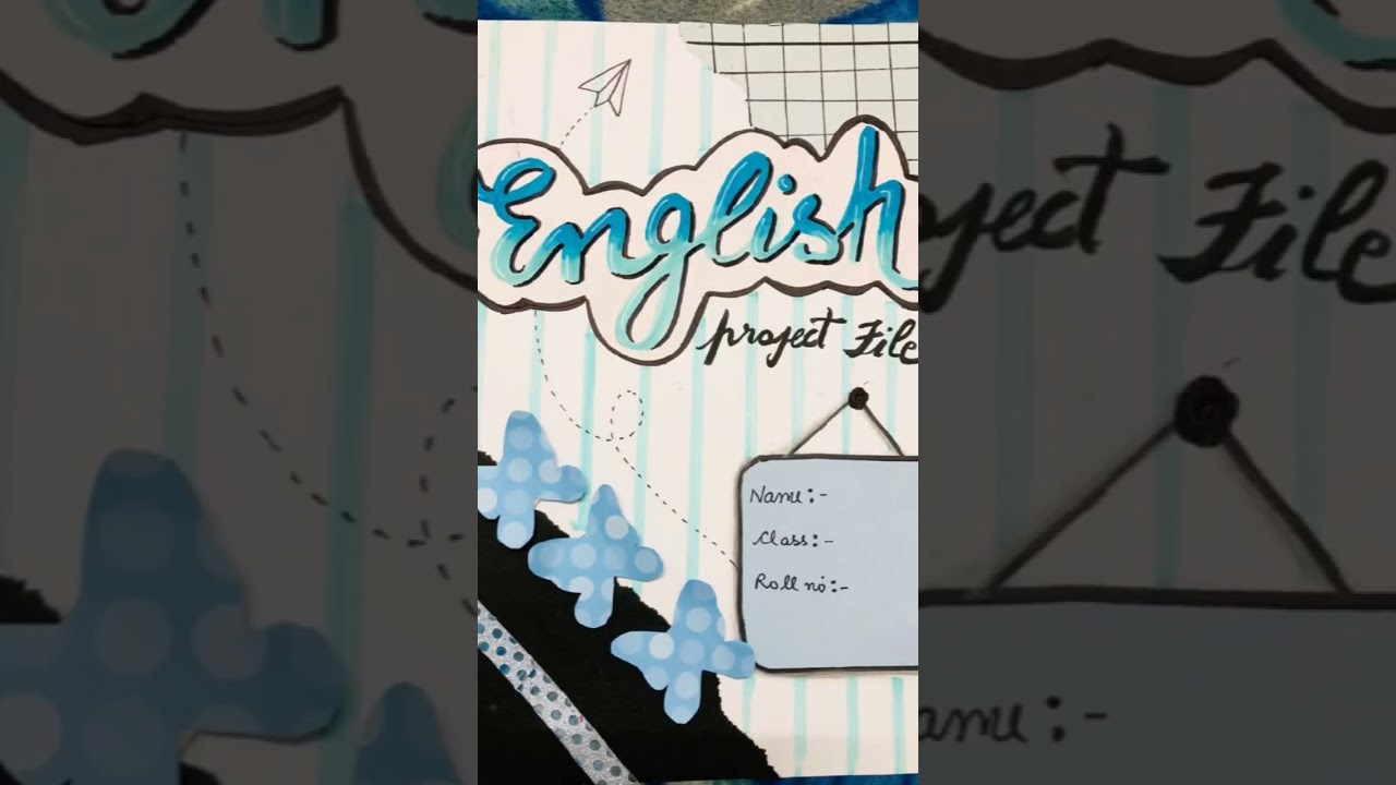 “Class 9 English Project | Creative Literature File”