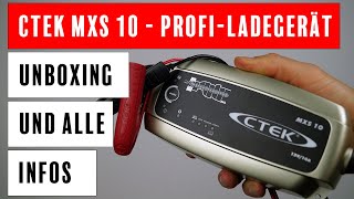 CTEK MXS 10 Unboxing Autobatterie Ladegerät - Review, alle Infos und meine Meinung