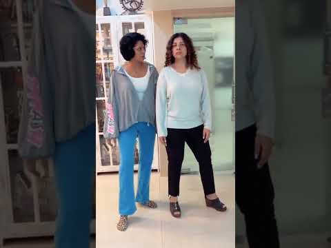 When two crazy friends meet😂😂😂#Bigfan #Sambhavna Seth #Kavita kaushik #Shorts