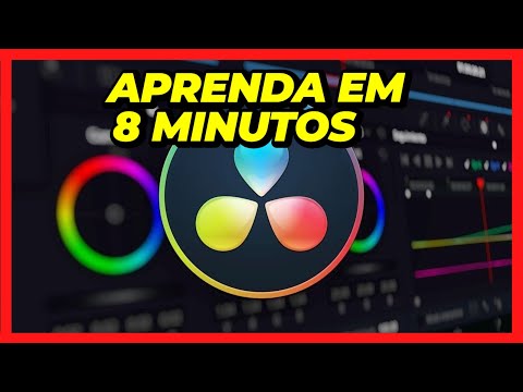 DaVinci Resolve 18 MELHOR EDITOR FREE / Aprenda em 8 Minutos  Tutorial Básico Rápido para Iniciantes