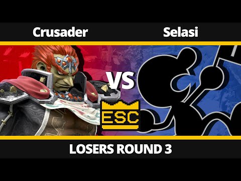 ESC 8 Losers Round 3 - Crusader (Ganondorf) Vs. Selasi (Mr. Game & Watch) - SSBU Tournament