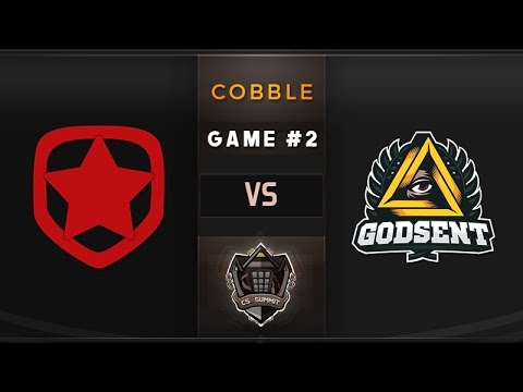 Gambit vs GODSENT Game 2, Cobblestone - cs_summit: Quarterfinals