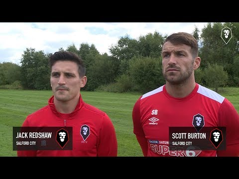 Jack Redshaw and Scott Burton look forward to the match against York City in the Emirates FA Cup​!