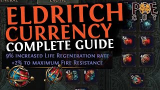 PoE 3.24 - ELDRITCH CURRENCY COMPLETE GUIDE // Straight to the point & with visual exemplification