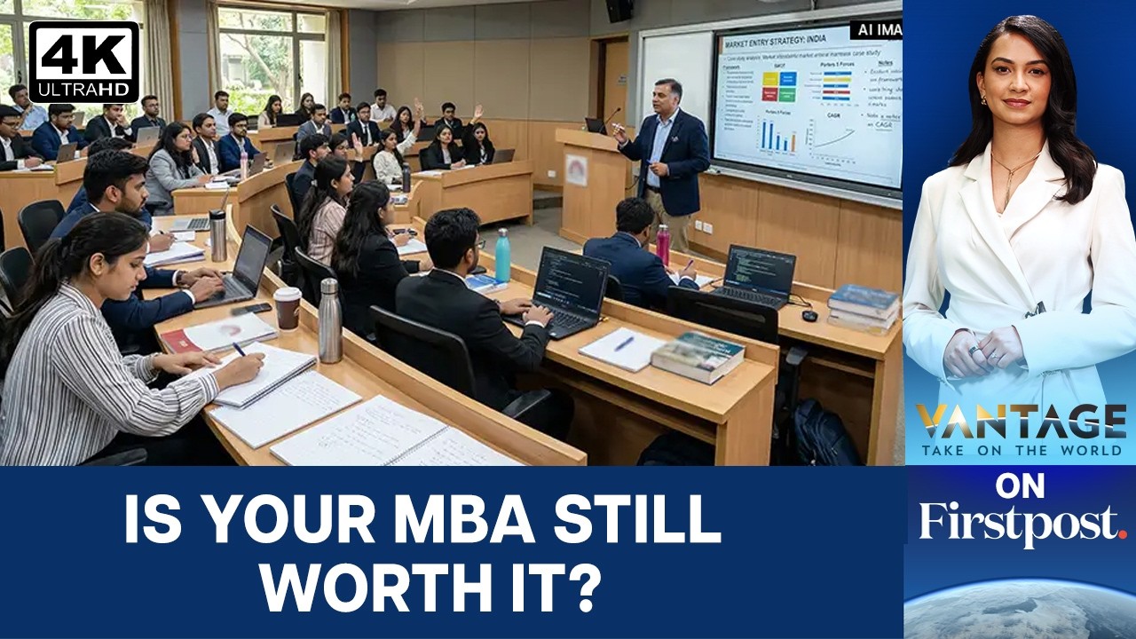 Is Your MBA Still Worth It In The Age Of AI? | Vantage on Firstpost | 4K