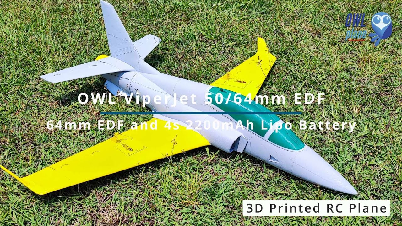 OWL ViperJet 50-64mm EDF with 64mm 4s QX-Motor 3800kv Setup - Coming Soon !