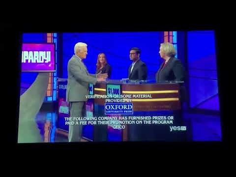 Jeopardy (short) end-credits (1/6/20)