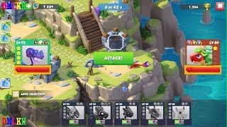 Fight does not​​ win​ enemy very strong , attack the enchant dragon ,gameplay ,Dragon Mania Legends