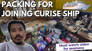 Ship ko join karne ke liye ma  Apne Sath kya kya Le Jata hu || Cruise ship joining packing