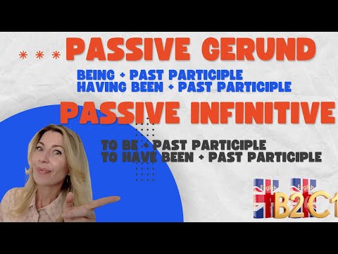 Simple & Quick Advanced English Grammar: Passive Gerund & Infinitive B2+/C1 📘🚀 level!