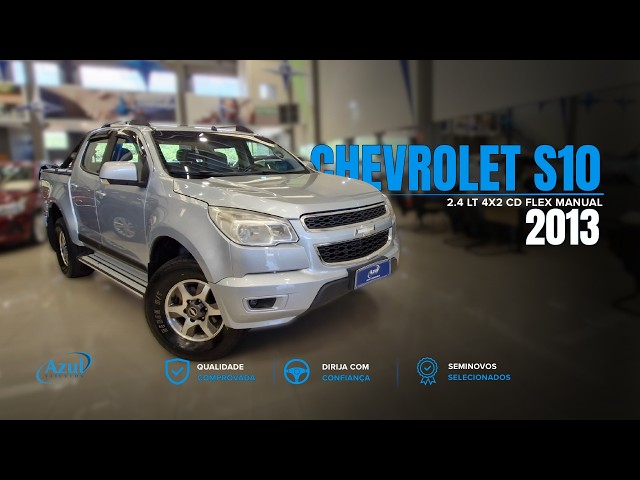 Vídeo CHEVROLET S10 2.4 LT 4X2 CD 8V FLEX 4P MANUAL