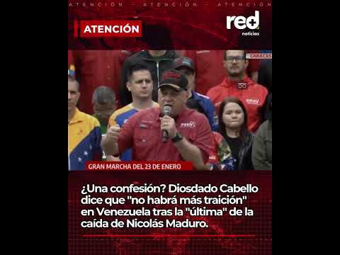 ¿Una confesión? Diosdado Cabello dice que 