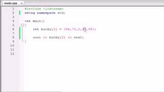 Buckys C++ Programming Tutorials - 32 - Arrays