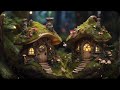 Magical Fairy Village in Enchanted Forest Ambience | Nature Sounds & Fantasy Music