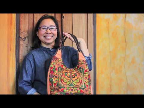 Veja como é feito - A fabricação de bolsas têxteis da tribo Hill