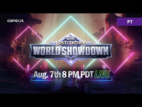 [Português] [LIVE] Summoners War: Lost Centuria World Showdown  ⚔️ It's Showtime!